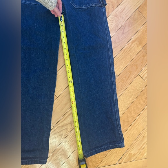 Twik Classic Dark Blue Wide Leg Jeans - Picture 8 of 9